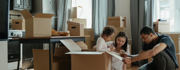 moving in