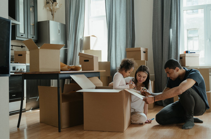 moving in
