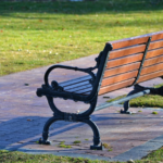 wooden bench